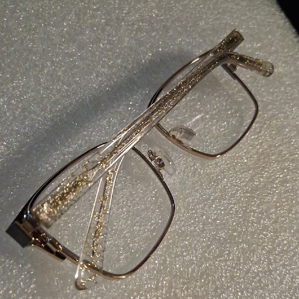 Bebe Black and Gold Glasses - Picture 2 of 11